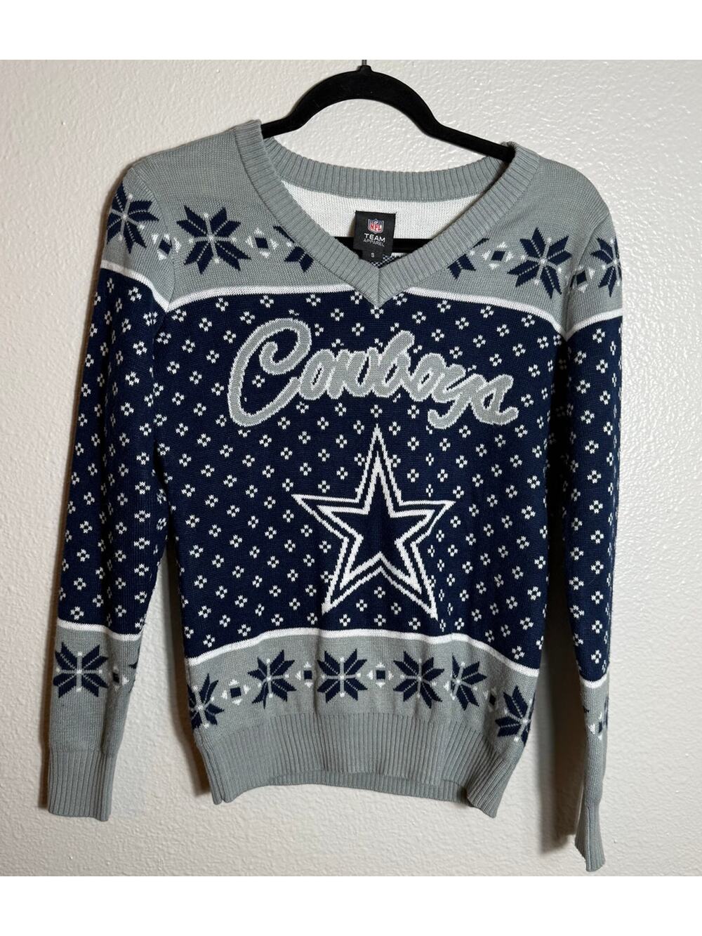 NFL Dallas Cowboys Ugly Christmas Sweater Womens Size Small